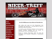 Tablet Screenshot of bikertreffnordkirchen.de